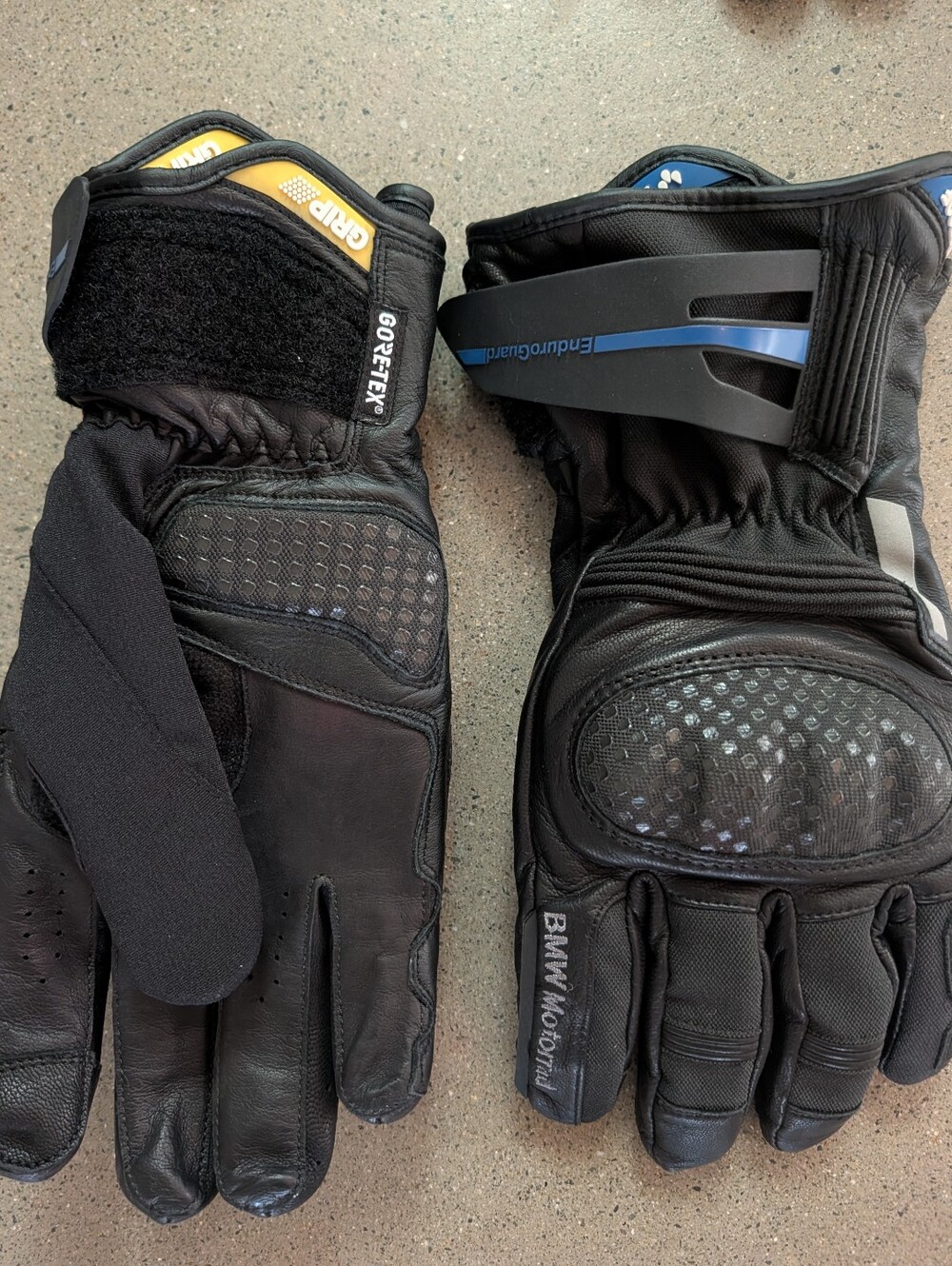 BMW Motorrad Men's Black Waterproof Motorcycle Gloves - Gore-Tex